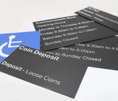 Commonwealth Bank ATM Upgrades - Braille Tactile Signs (Aust) - Your Braille Sign Specialists - Industry Leaders