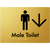 Male Toilet w/ Large Arrow
