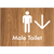 Male Toilet w/ Large Arrow