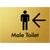Male Toilet w/ Large Arrow