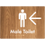 Male Toilet w/ Large Arrow