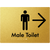 Male Toilet w/ Large Arrow