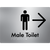 Male Toilet w/ Large Arrow