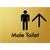 Male Toilet w/ Large Arrow
