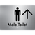 Male Toilet w/ Large Arrow