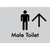 Male Toilet w/ Large Arrow