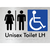Unisex Accessible Toilet LH w/ Air Lock