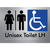 Unisex Accessible Toilet LH w/ Air Lock