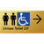 Unisex Accessible Toilet LH w/ Large Arrow