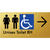 Unisex Accessible Toilet RH w/ Large Arrow