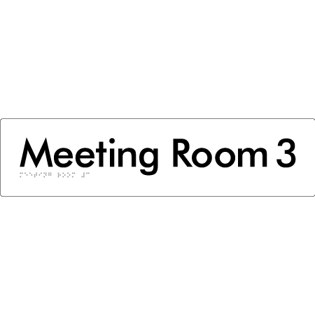 Meeting Room 3 - Braille Tactile Signs Aust.