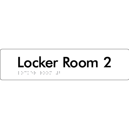 Locker Room 2 - Braille Tactile Signs Aust.
