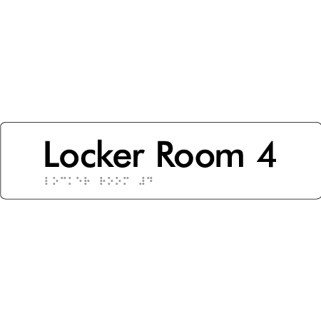 Locker Room 4 - Braille Tactile Signs Aust.