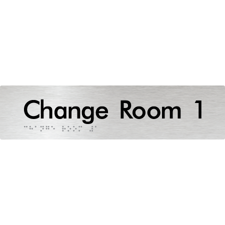 Change Room 1 - Braille Tactile Signs Aust.
