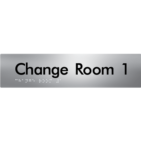 Change Room 1 - Braille Tactile Signs Aust.