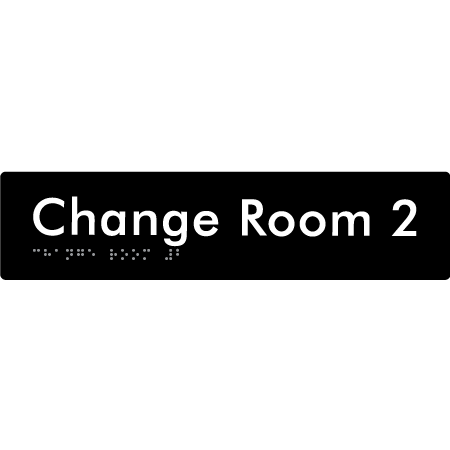 Change Room 2 - Braille Tactile Signs Aust.