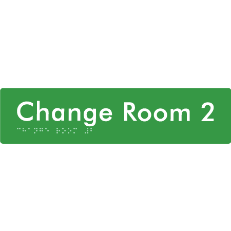 Change Room 2 - Braille Tactile Signs Aust.