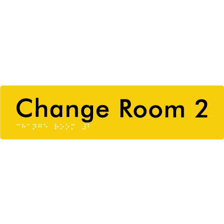 Change Room 2 - Braille Tactile Signs Aust.