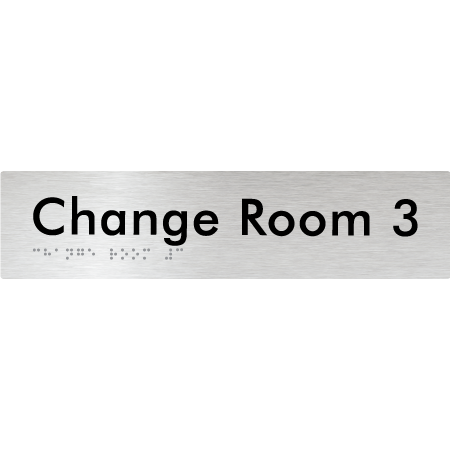 Change Room 3 - Braille Tactile Signs Aust.