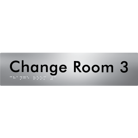 Change Room 3 - Braille Tactile Signs Aust.