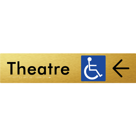 Accessible Theatre Entrance w/ Large Arrow