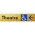 Accessible Theatre Entrance w/ Large Arrow