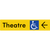Accessible Theatre Entrance w/ Large Arrow