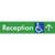 Reception Access w/ Large Arrow