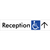 Reception Access w/ Large Arrow