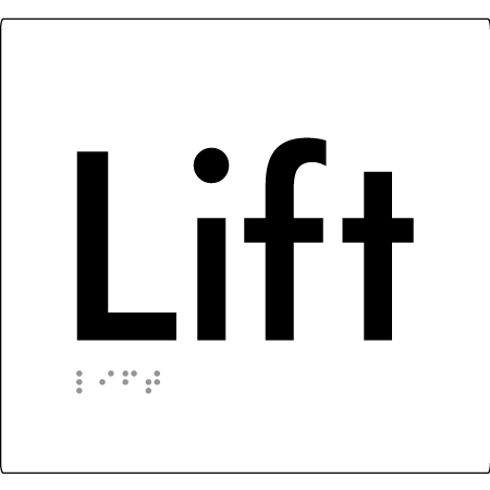 Lift - Braille Tactile Signs Aust.