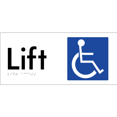 Lift Access - Braille Tactile Signs Aust.