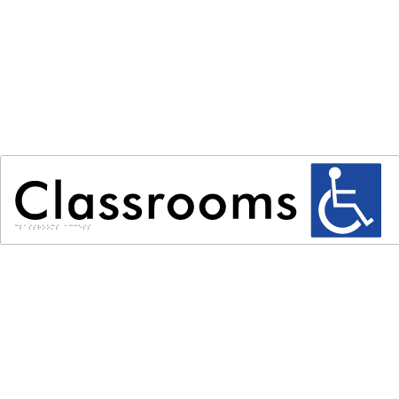 Accessible Classroom Access - Braille Tactile Signs Aust.