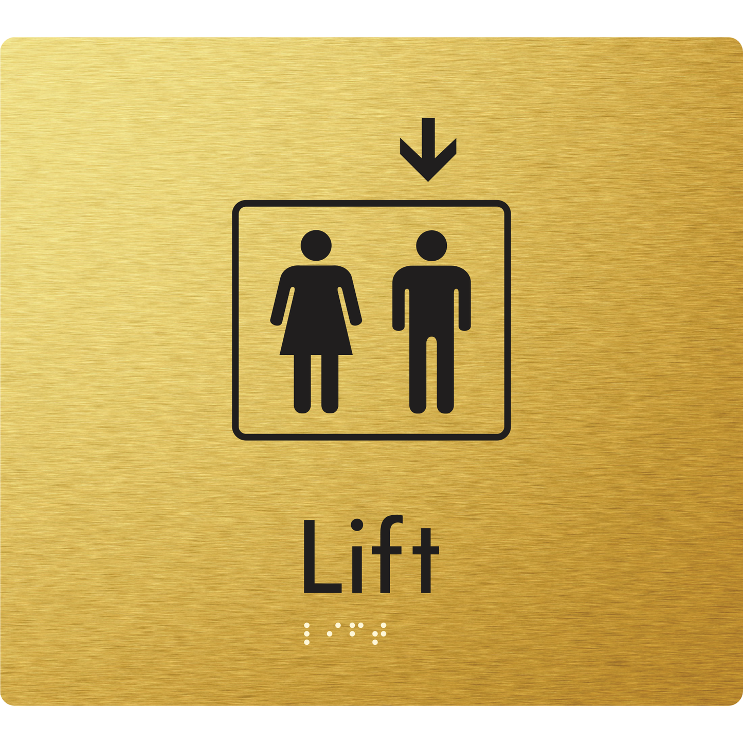 Lift - Down - Braille Tactile Signs Aust.