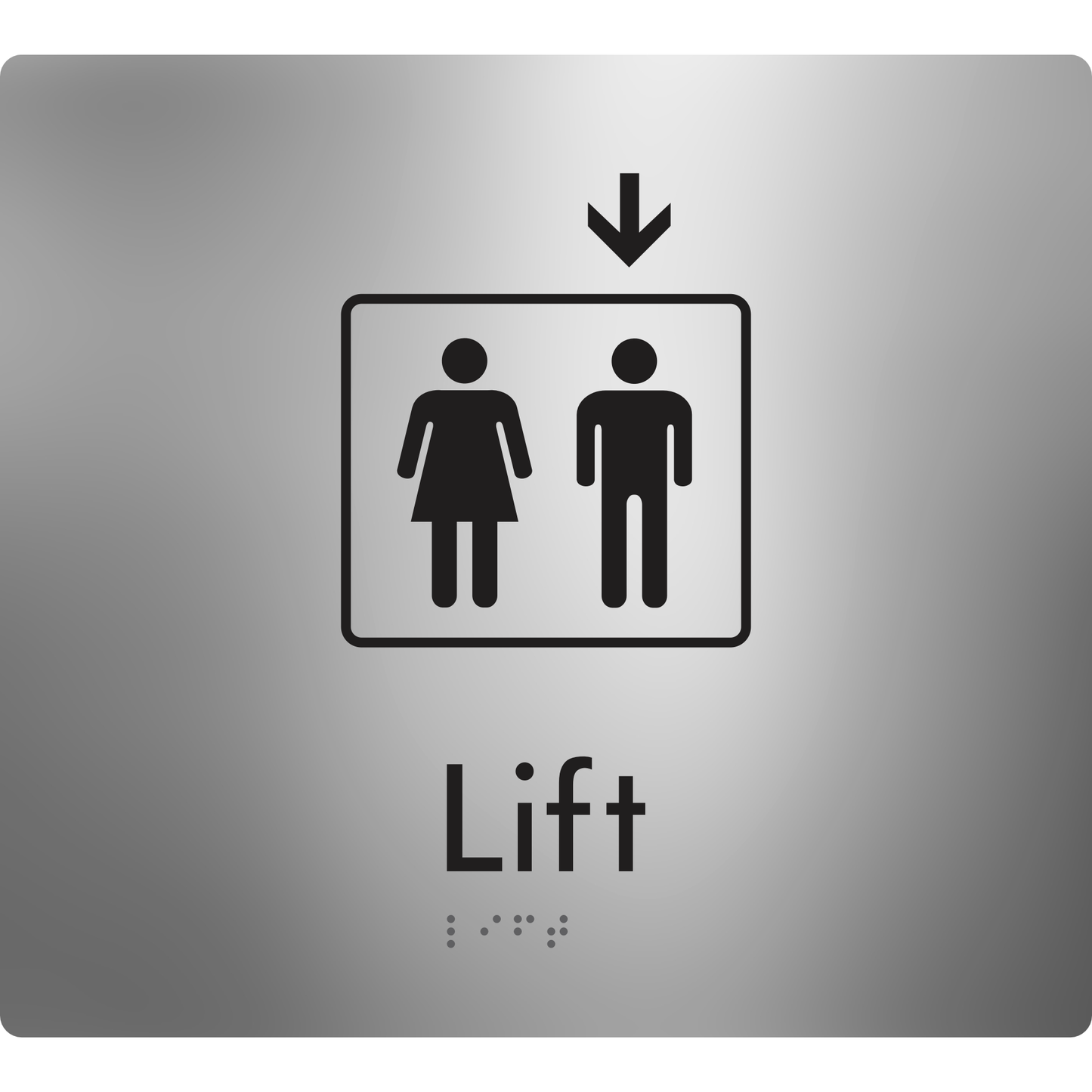 Lift - Down - Braille Tactile Signs Aust.