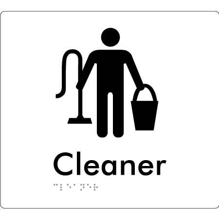 Cleaner - Braille Tactile Signs Aust.
