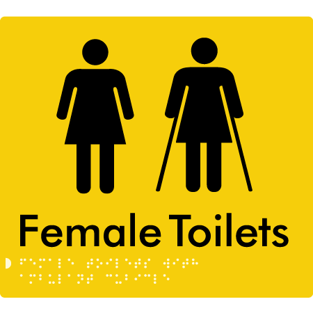 Female Toilets with Ambulant Cubicle