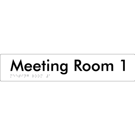 Meeting Room 1 - Braille Tactile Signs Aust.