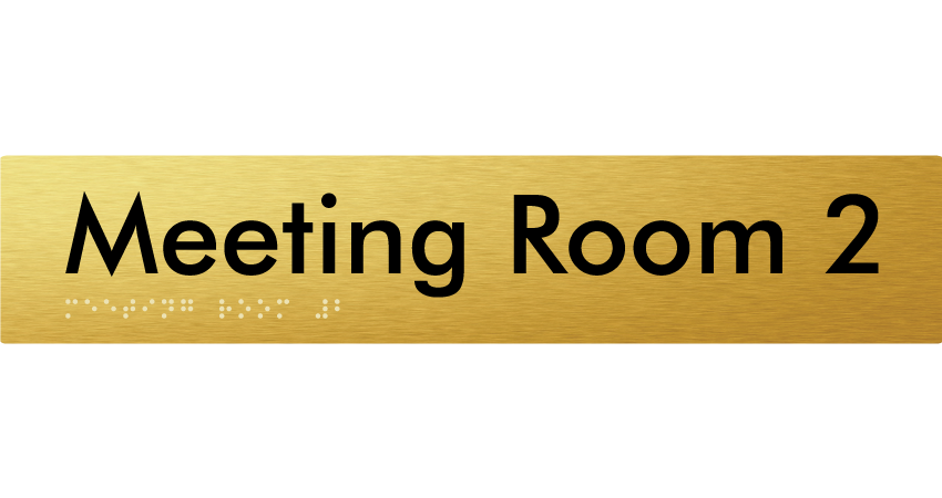 Meeting Room 2 - Braille Tactile Signs Aust.