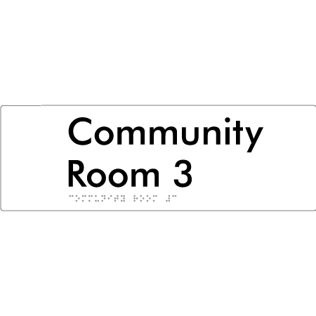 Community Room 3 - Braille Tactile Signs Aust.