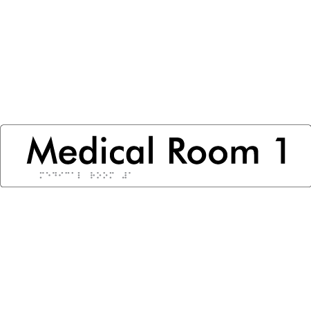 Medical Room 1 - Braille Tactile Signs Aust.