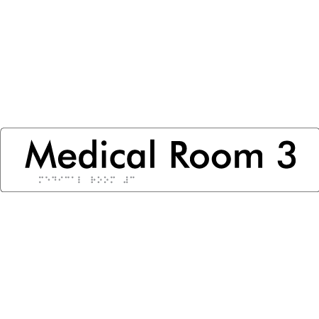 Medical Room 3 - Braille Tactile Signs Aust.