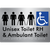 Unisex Accessible Toilet RH and Ambulant Toilet
