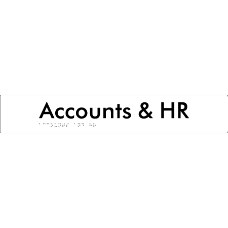 Accounts & HR - Braille Tactile Signs Aust.