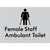Female Staff Ambulant Toilet