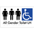 All Gender Accessible Toilet LH / RH