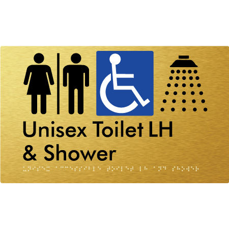 Unisex Accessible Toilet LH & Shower w/ Air Lock