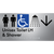 Unisex Accessible Toilet LH & Shower w/ Large Arrow: