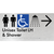 Unisex Accessible Toilet LH & Shower w/ Large Arrow: