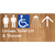 Unisex Accessible Toilet LH & Shower w/ Large Arrow: