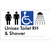 Unisex Accessible Toilet RH & Shower